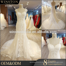 Neuer Entwurf nach Maß Porzellan Guangzhou-Hochzeitskleid